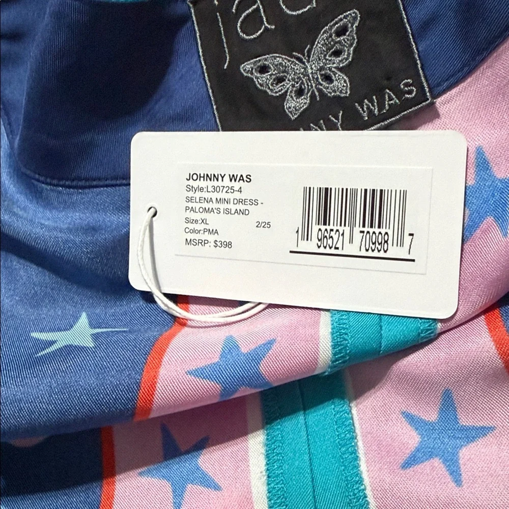 NWT Johnny Was Jade Selena Mini Dress Multicolor Embroidered dress - Picture 12 of 14